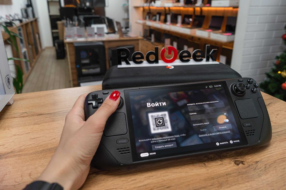 Новая приставка Steam Deck 1ТБ Valve Steam Deck Распечатанный Red Geek