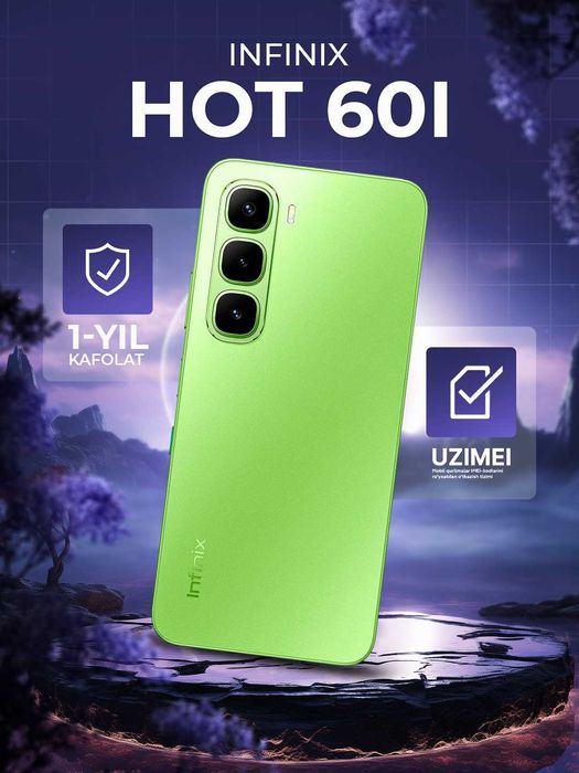 Смартфон Infinix Hot 60i,Smartfon Infinix Hot 60i