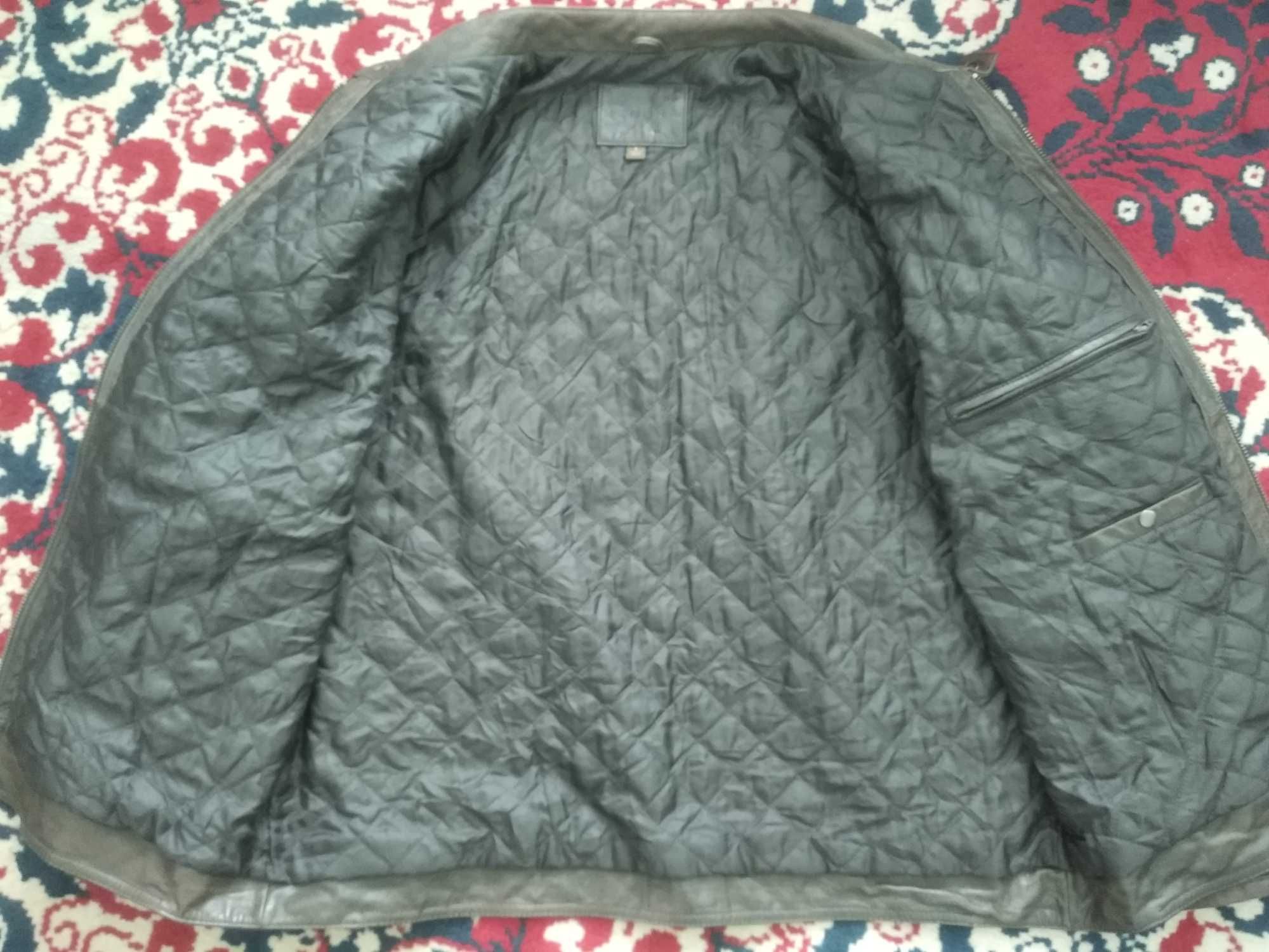 Куртка кожаная Merona. Размер 52-54.
