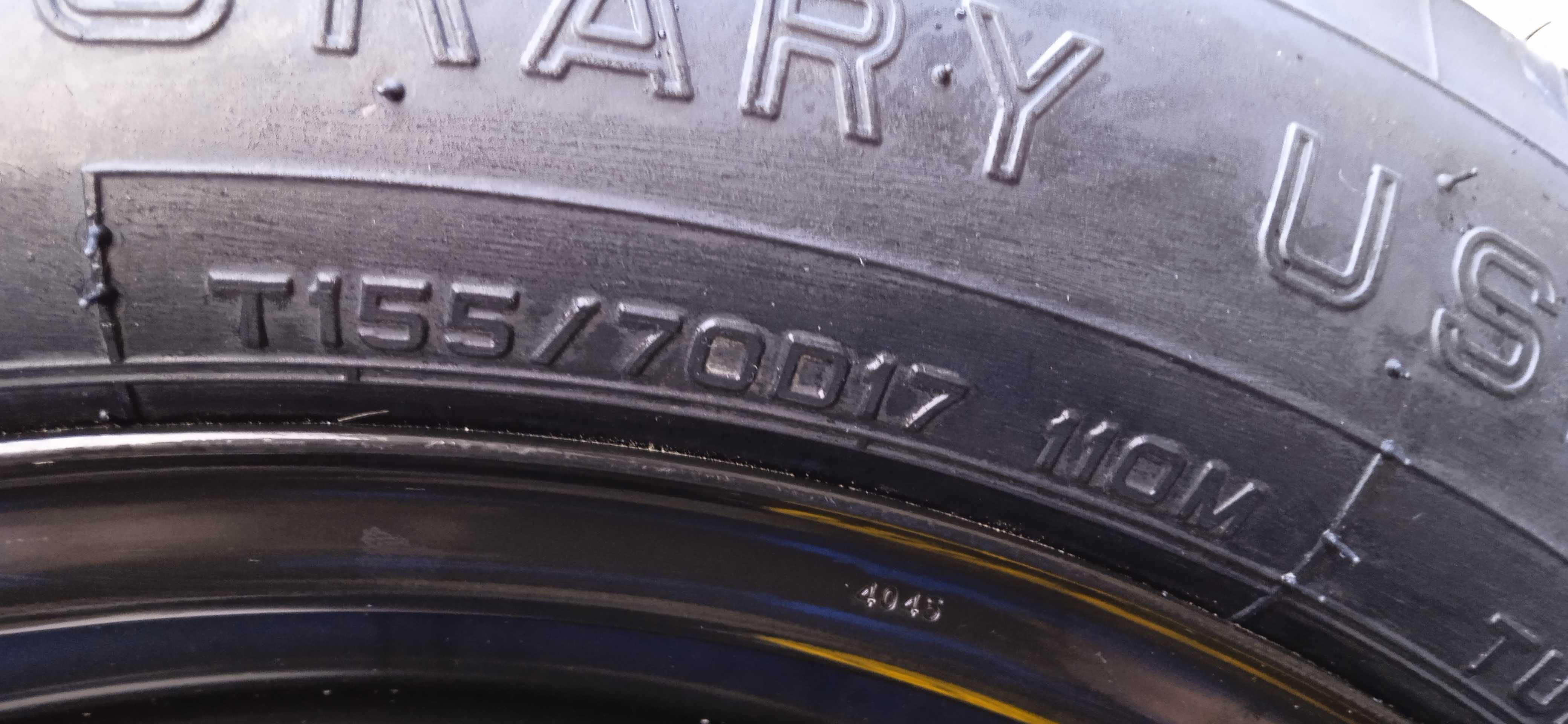17 цолова нова резервна гума патерица за Тойота Сузуки Лексус ДОТ 0323