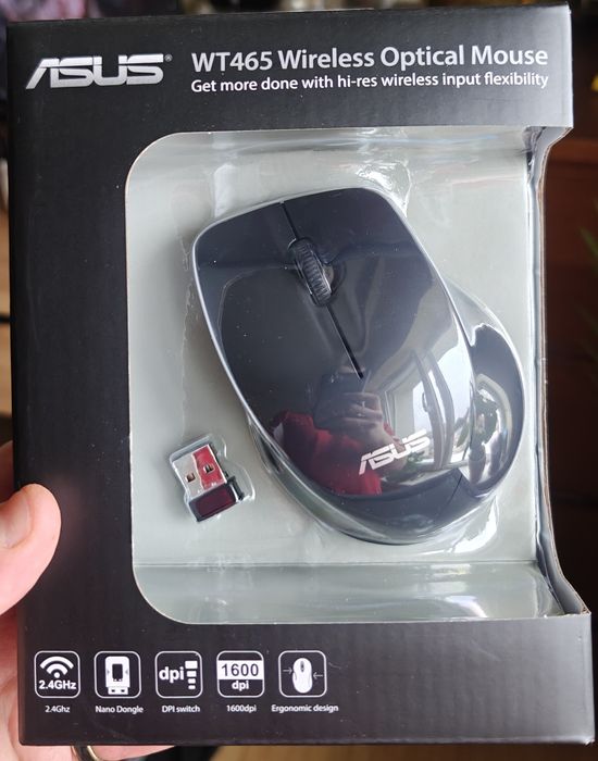 Mouse wireless ASUS WT465 V2 Black