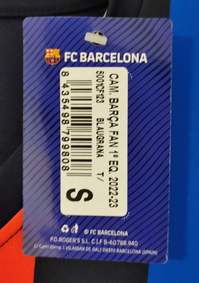 Tricou oficial FC Barcelona Nou cu eticheta