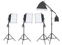 Kit STUDIO Suport fundal si Soft Box + Microfon RAZER