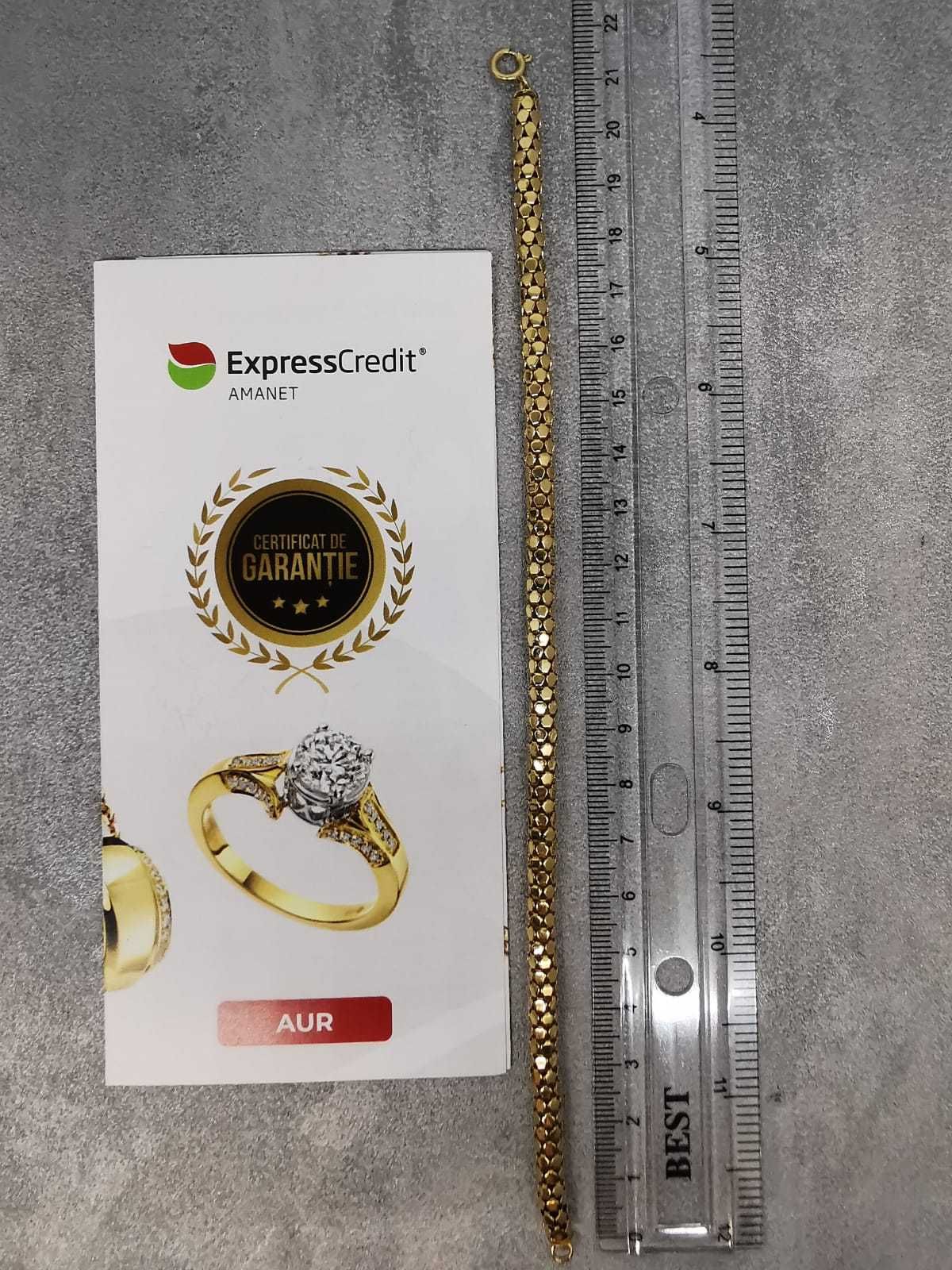 Bratara Aur 13.58g (18K)(AG26 Tudor 2)(B.42259) Garantie 2 ani!