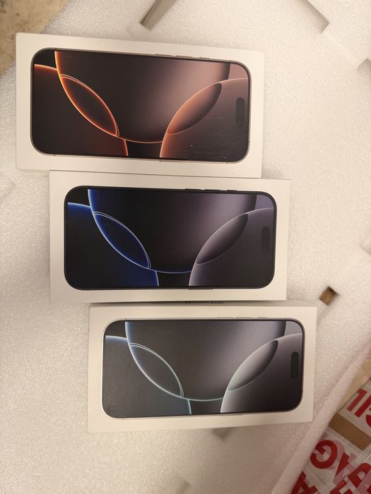 Iphone 16 pro 128gb sigilat black white neverlock Cititi anunul
