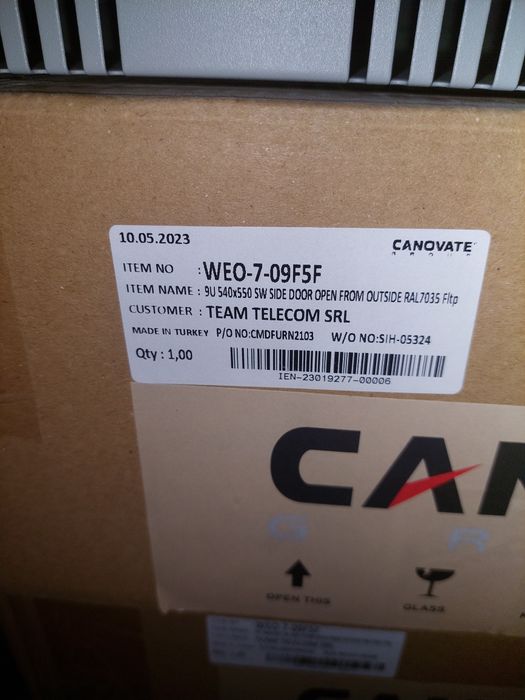 Rack gri 9u CANOVATE