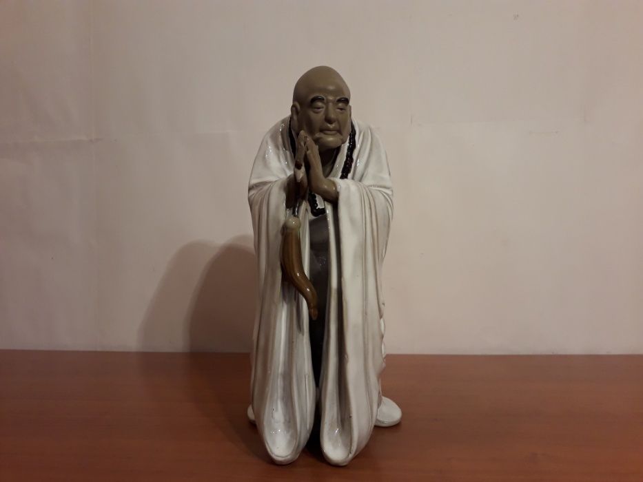 Statueta Calugar Tibetan, China – Rara Piesa de Colectie