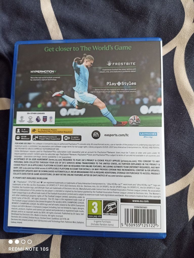 FC24 за ps5 - отлична