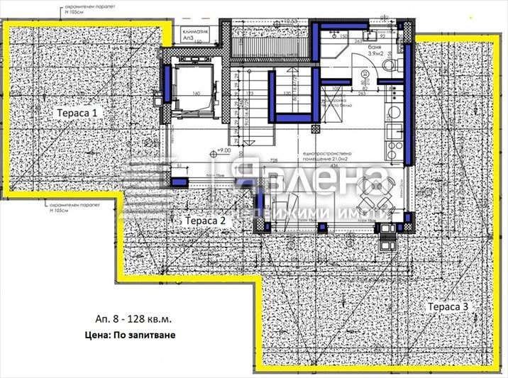 Продава се Едностаен апартамент в Варна, Кайсиева градина - 128 кв.м за 508 €/кв.м - Снимка #5