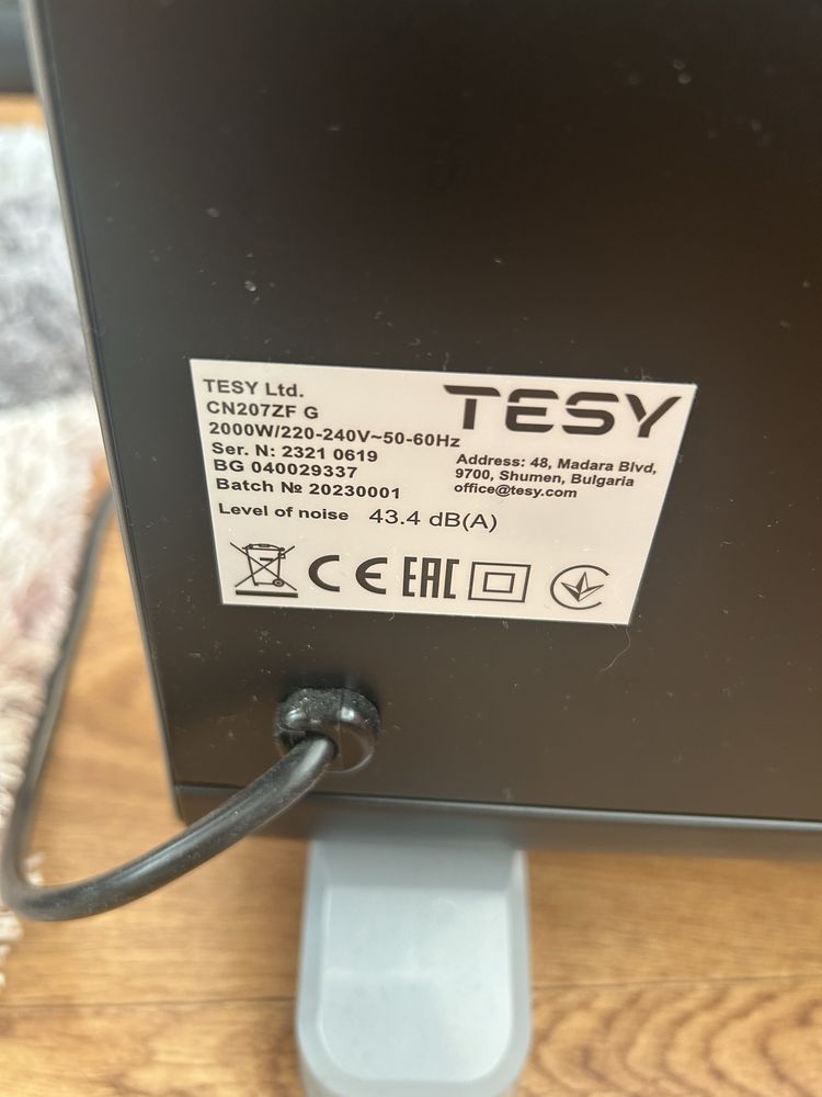 Конвектор отоплителен - Tesy