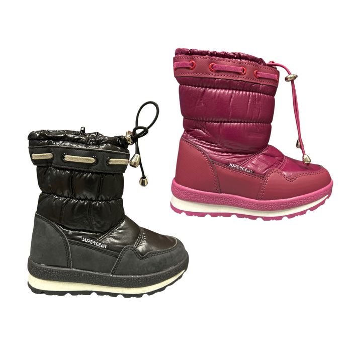 Детски апрески в черно и бордо -760