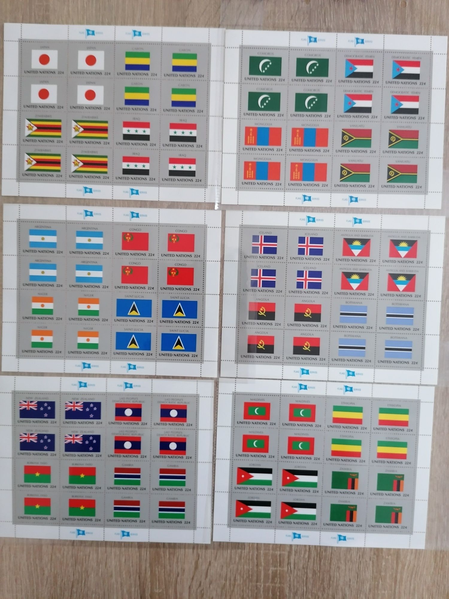 Steagurile lumii! Colecție filatelie