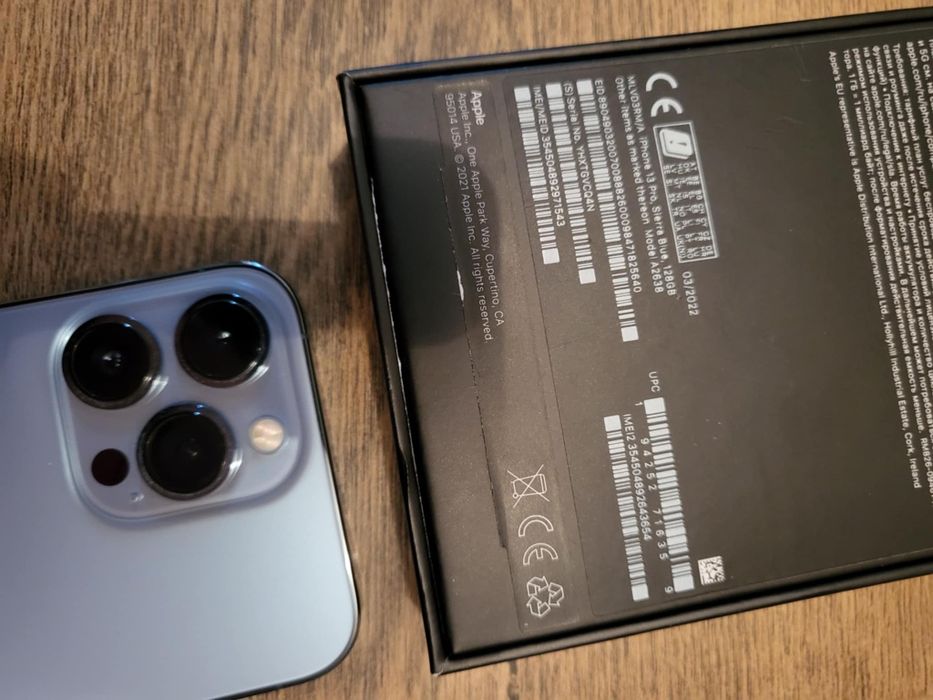 Iphone 13 pro blue 128 gb