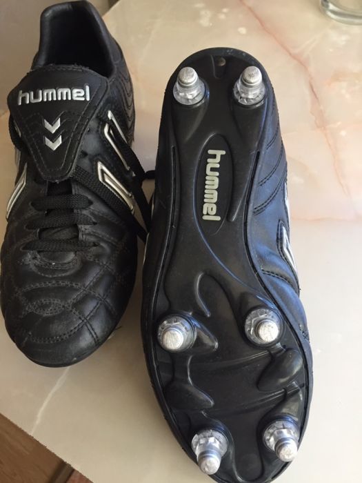 Ghete de fotbal piele Hummel/Bikkembergs