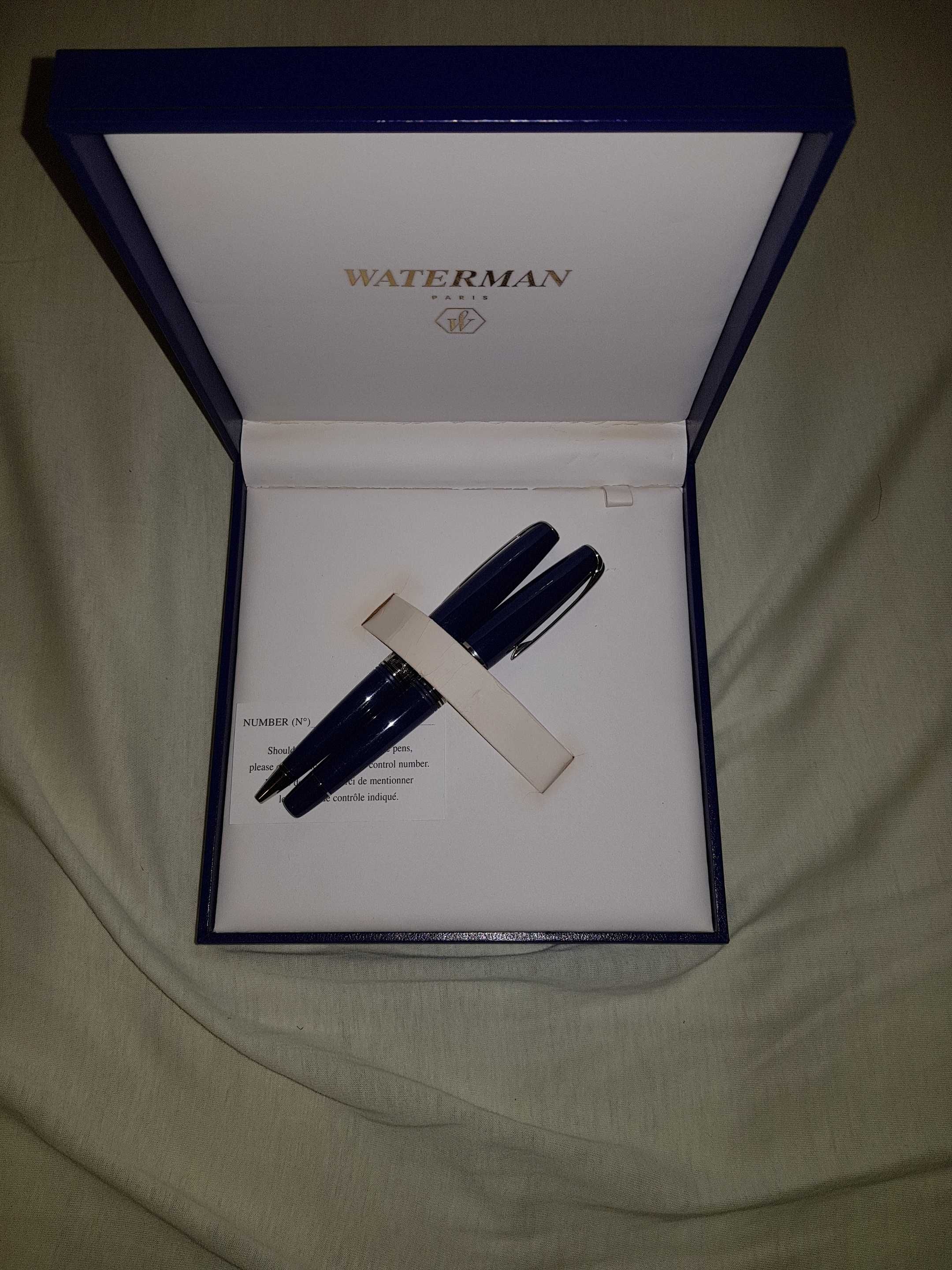 Set Waterman Expert Essential Dark Blue stilou + pix