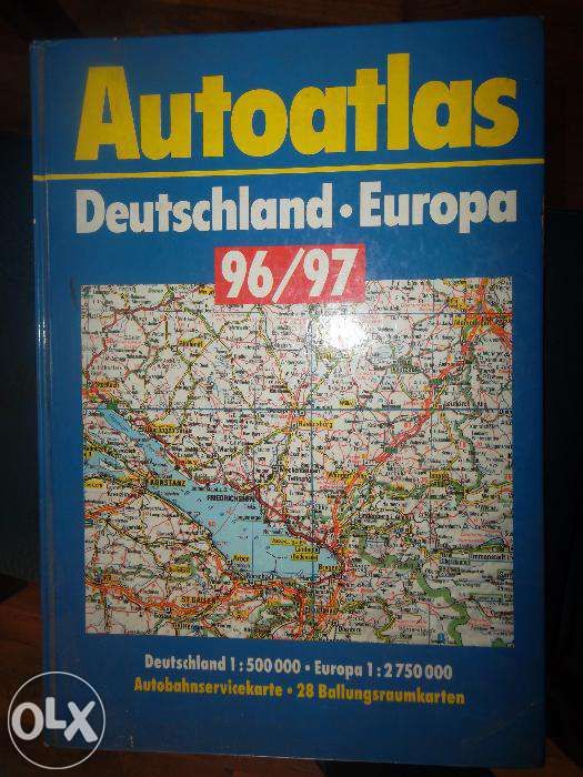 Продам атлас авто дорог Германии и Европы