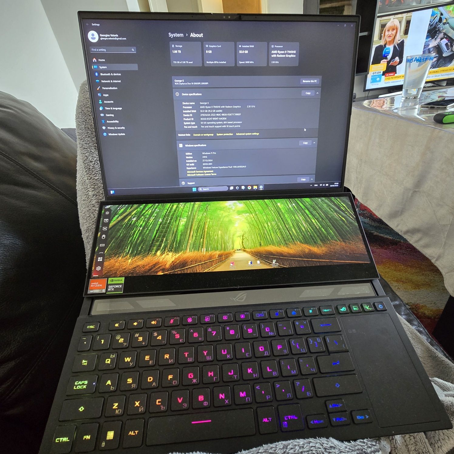 Asus zephyrus rog duo 16