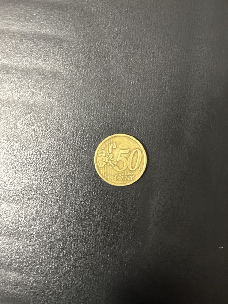 Vand moneda rara 2 euro litera A- 2002+ moneda 50 euro centi  2002