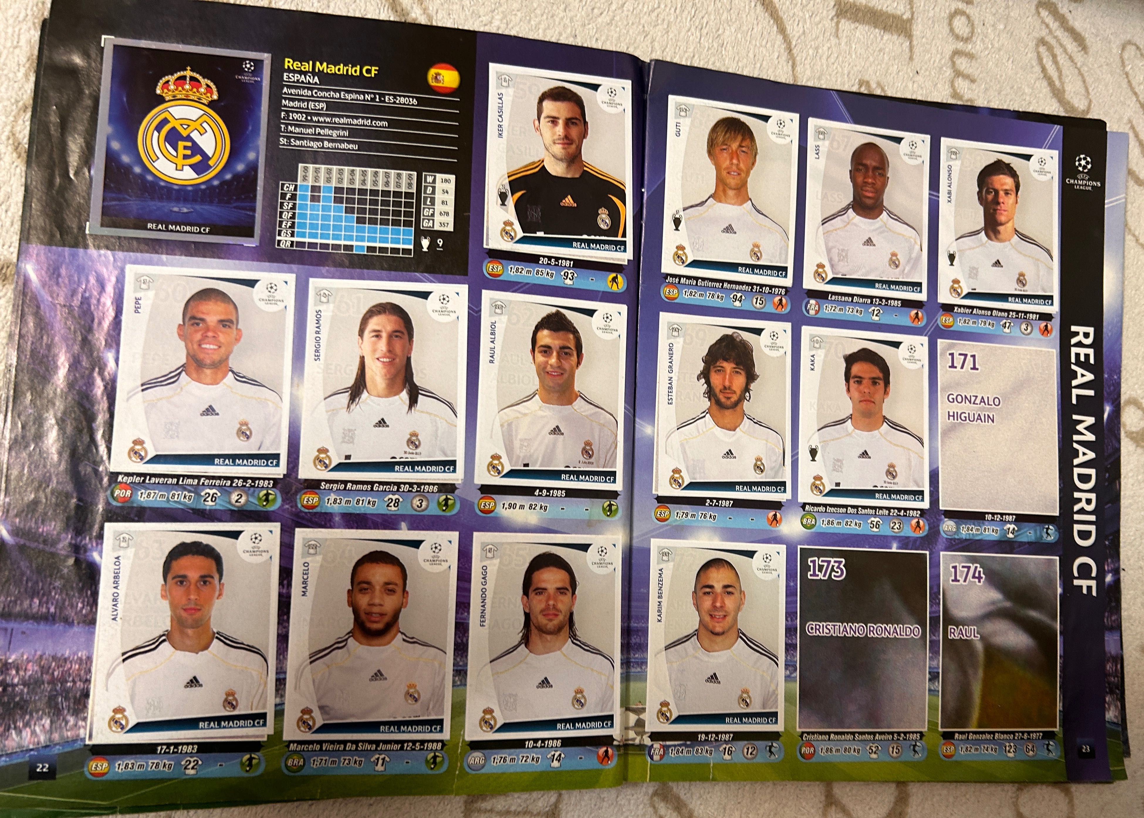 Album Panini UEFA Champions League Ediția 2009/2010