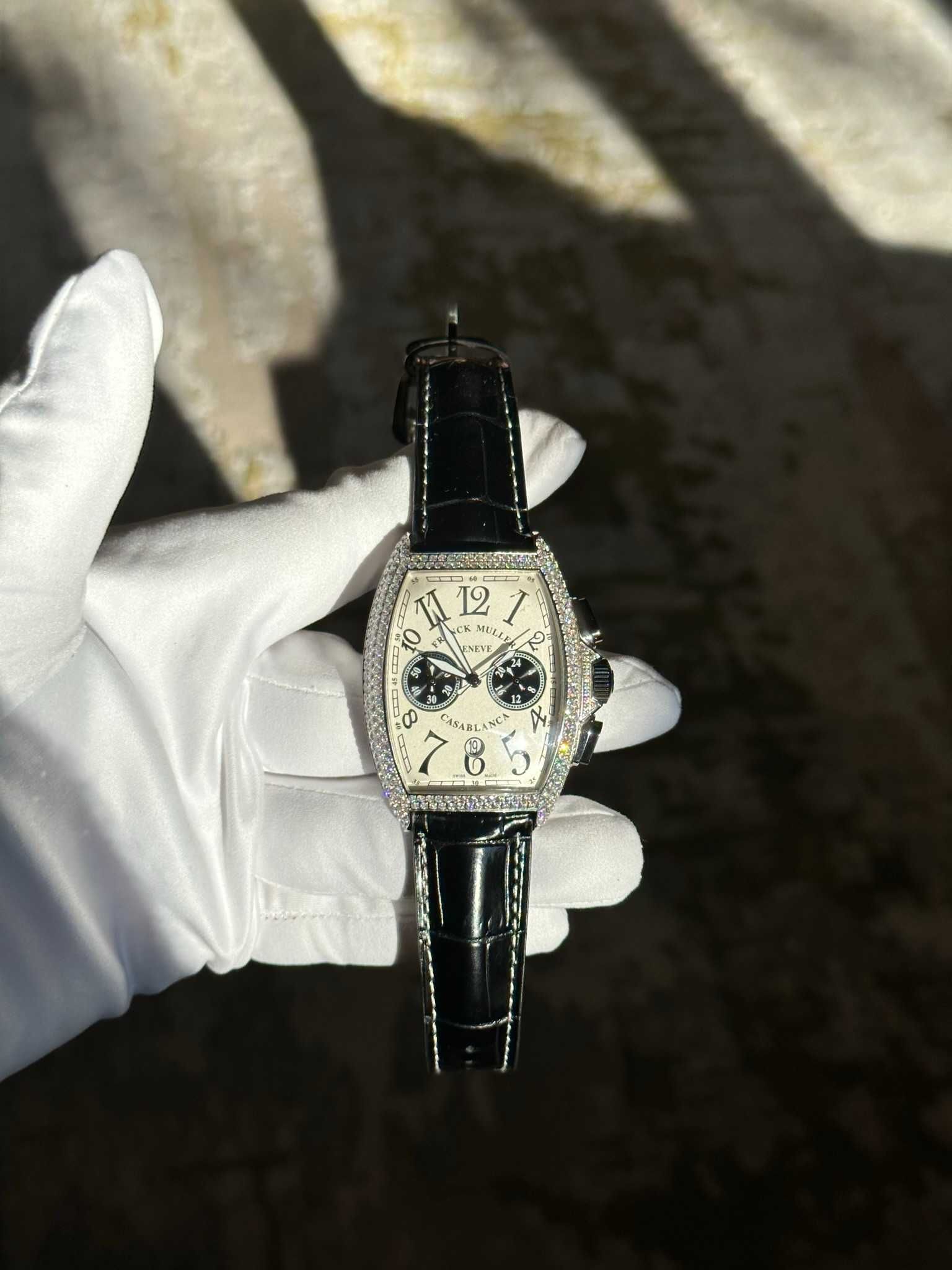 Franck Muller CASABLANCA Full Pietre Chrono Baterie