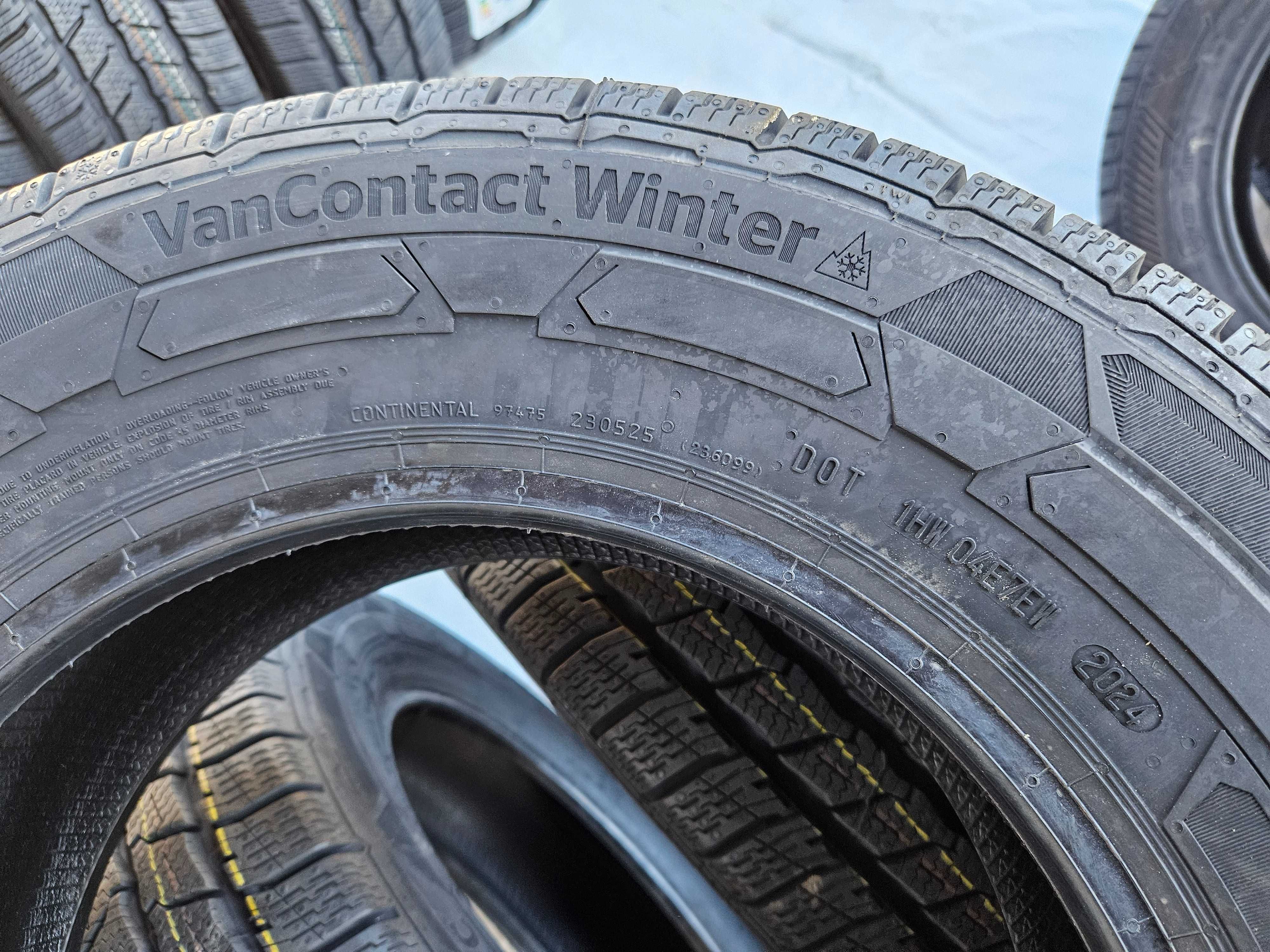 2 Нови бусови гуми 195/70 R15C Continental VanWinter 104/102R DOT2024