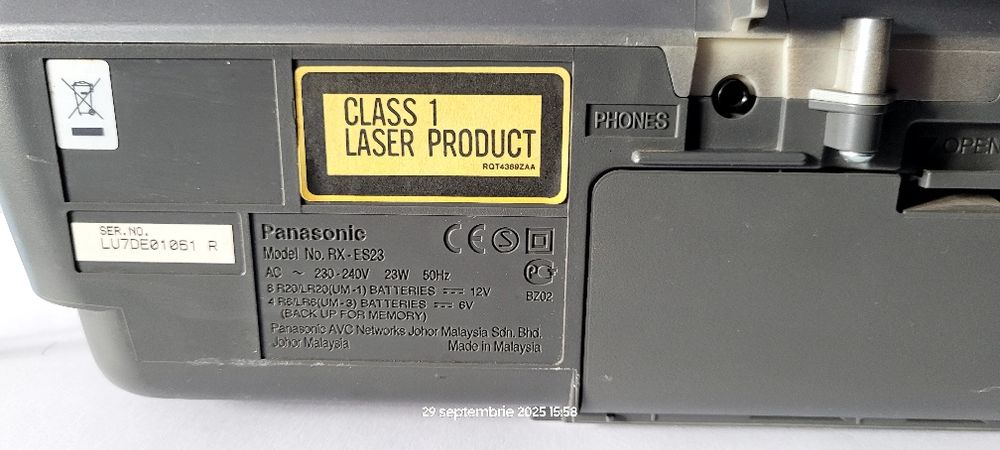 Radio Panasonic  Rx-Es23