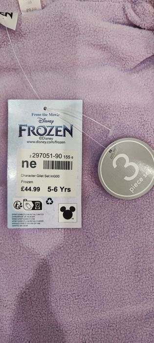 Комплект от 3 части на Замръзналото кралство, Елза с елек/грейка