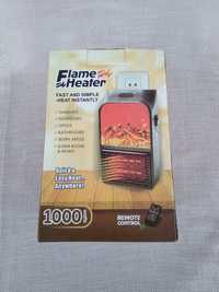 Портативна мини печка духалка с ефект пламък - Flame Heater 1000W