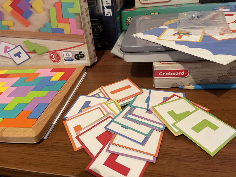 Дървен пъзел тетромино