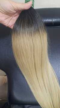 Натуральные волосы амбре 72см