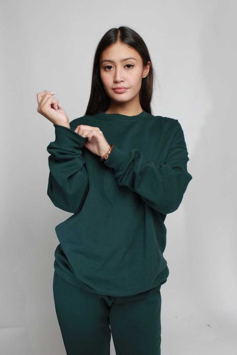 Свитшот без начеса/Брендирование униформы для сотрудников/Принт