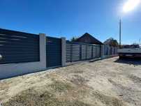 Panou sipca metalica 0.60 / panou gard tip jaluzea dublu vopsit