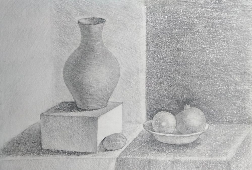 Натюрморт с молив