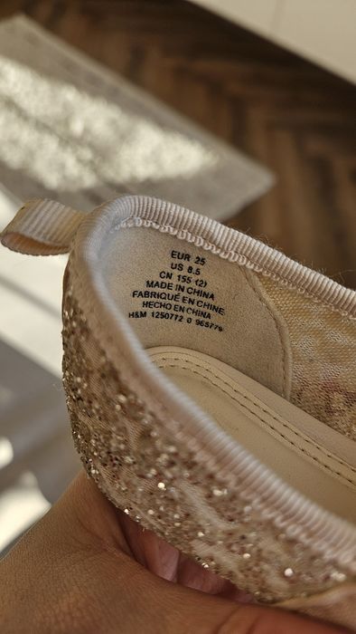 Балеринки H&M 25-26 номер, стелка 16 см