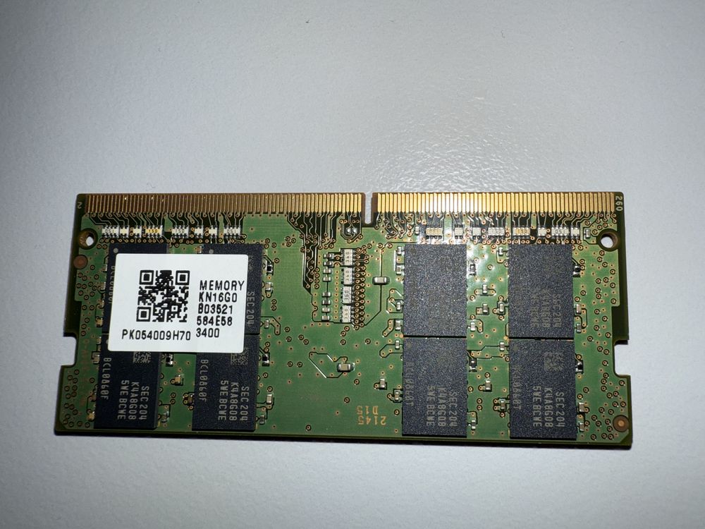 16gb RAM DDR 4 3200Mhz Samsung memory лаптоп 1.2V SODIMM (рам памет)