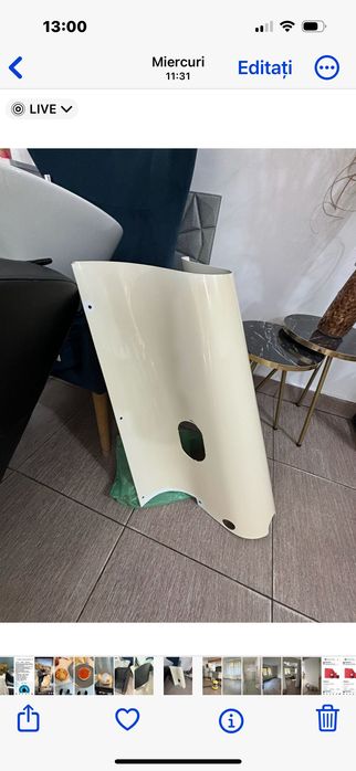 Scafă coafor uzată