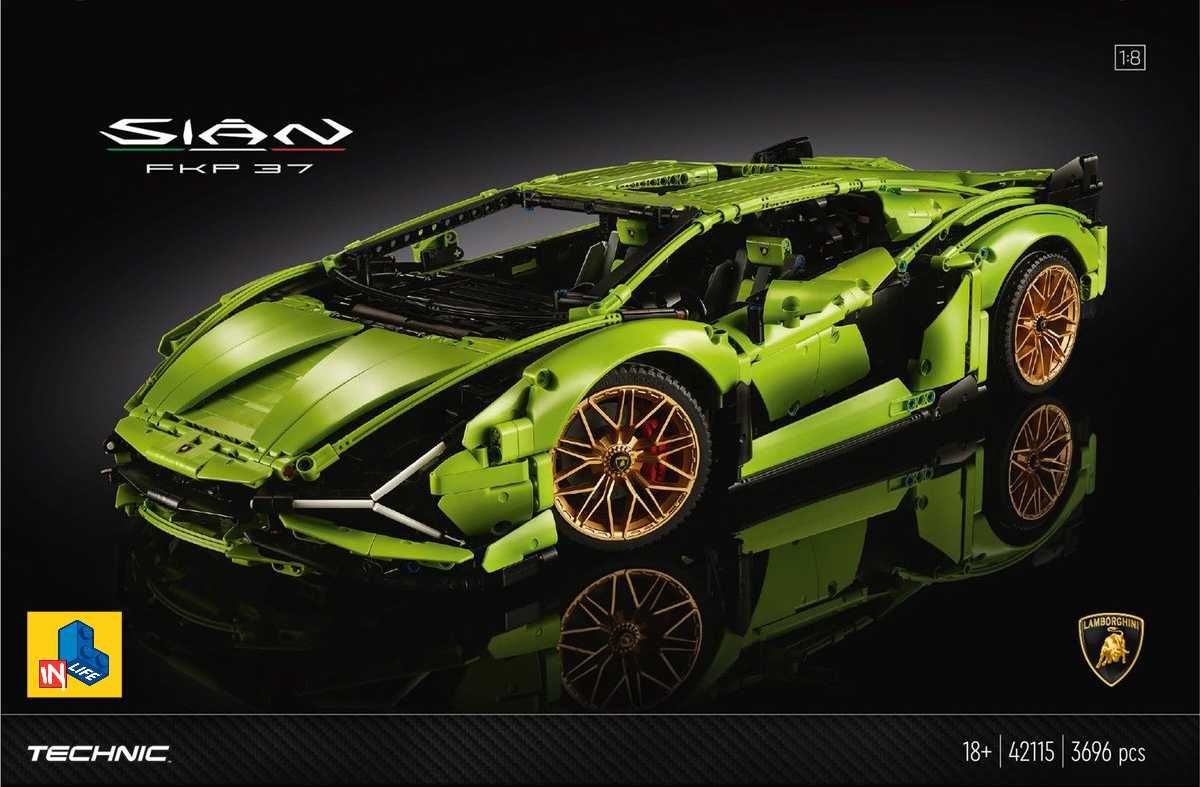 TIP lego Technic Lamborghini Sian FKP 37 (42115)