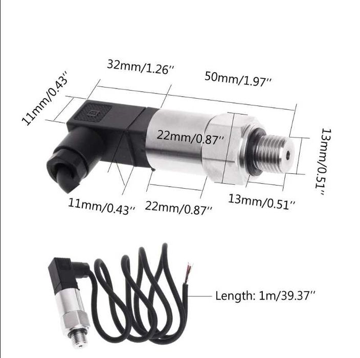 Датчик давления с проводом автоматического обнаружения