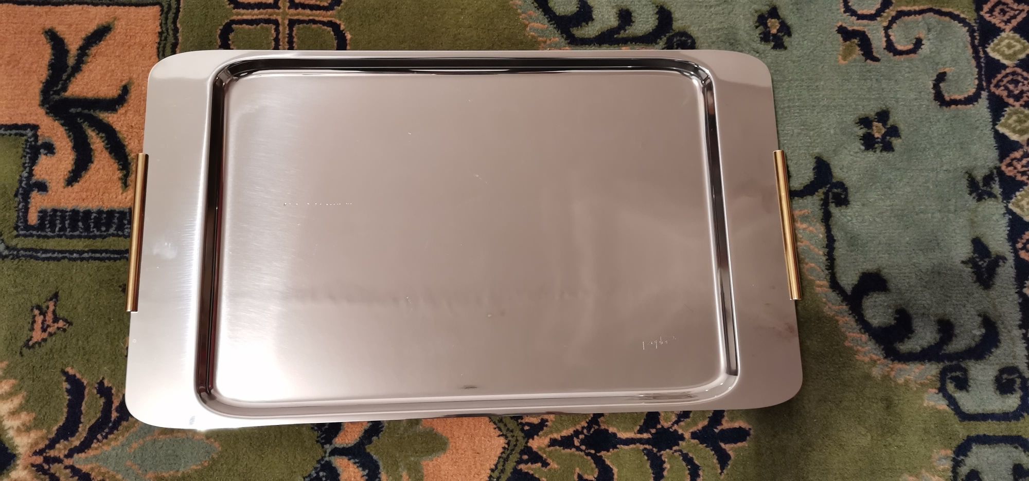 Zepter tavă servit aur inox