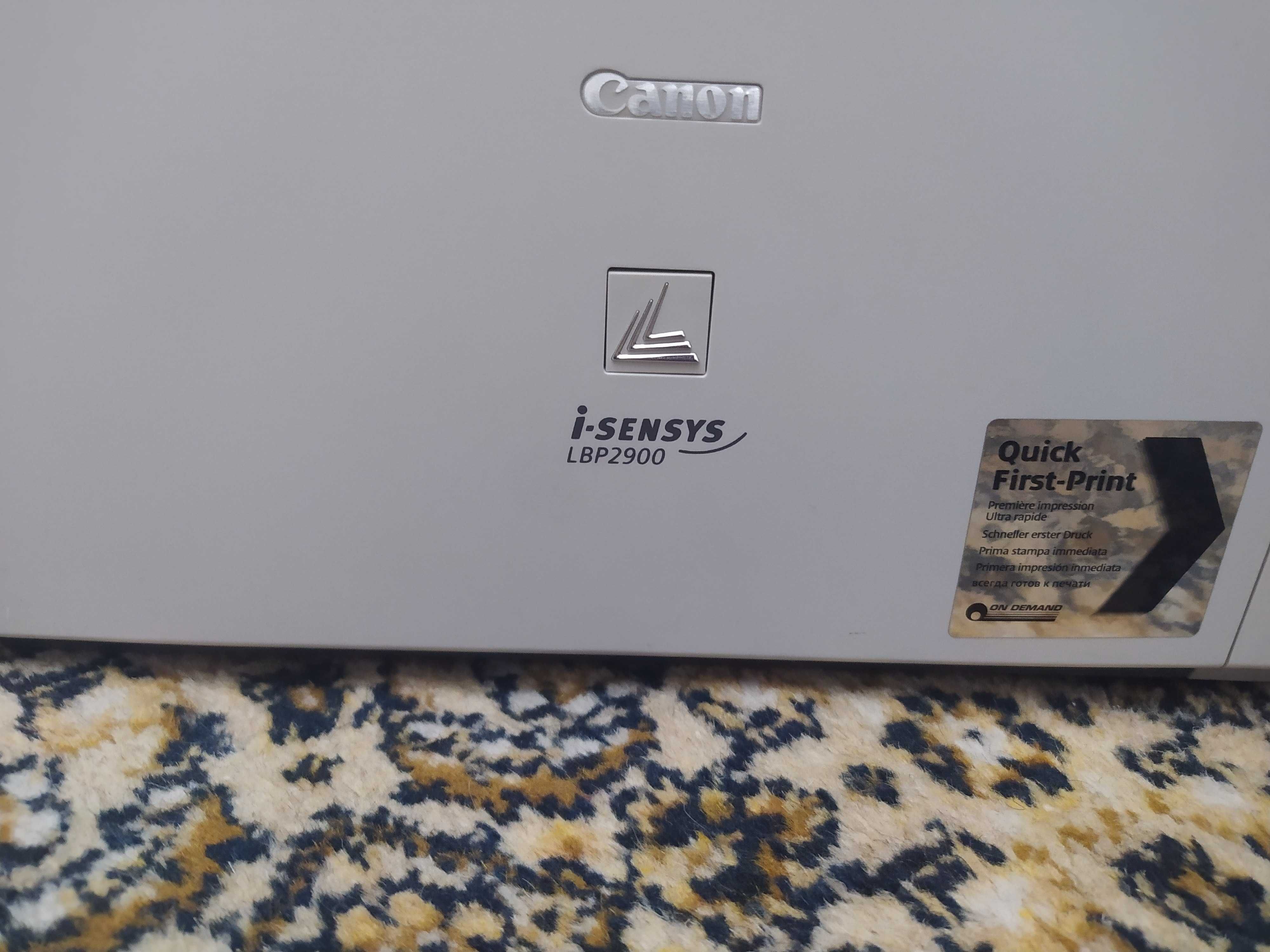Продам принтер лазерный Canon Labp 2900, чёрно-белый