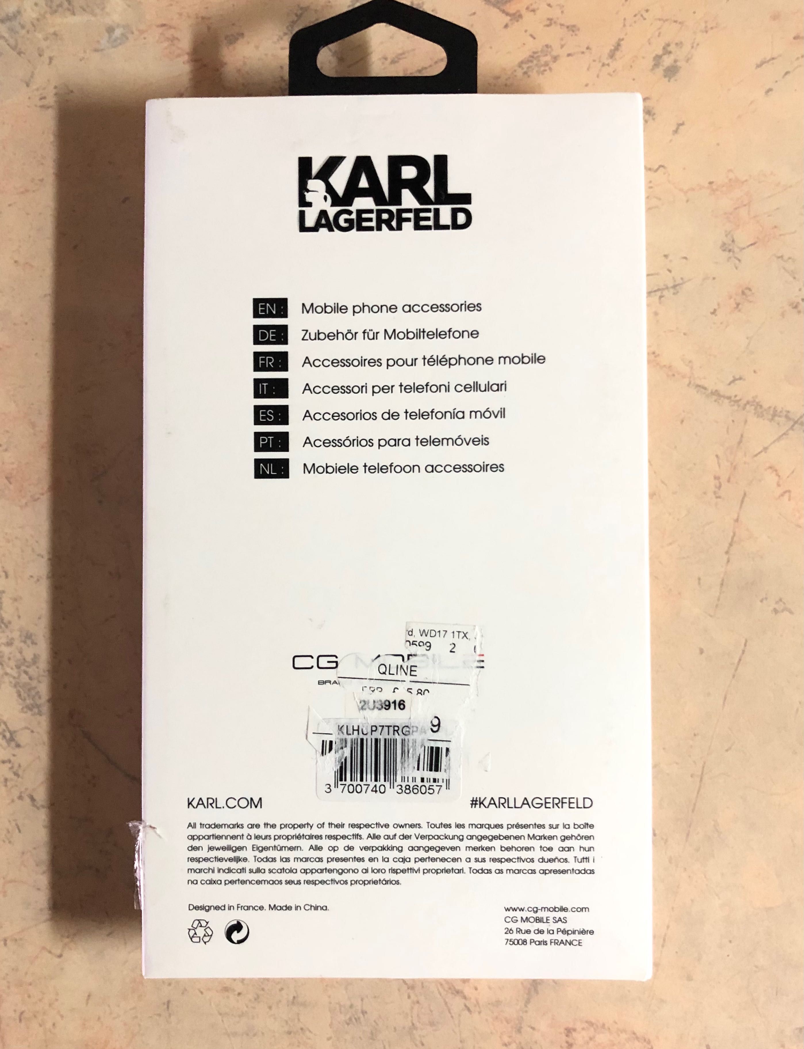 Оригинален кейс, калъф за Iphone 7/8/SE 2020 Karl Lagerfeld, Airpods