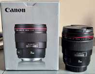 Canon 35mm f/1.4 L USM – prima versiune + cutie originală