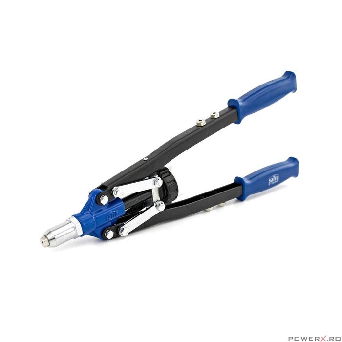 Cleste manual pentru nituit, 3.2 - 6.4 mm, 4 capete interschimbabile,