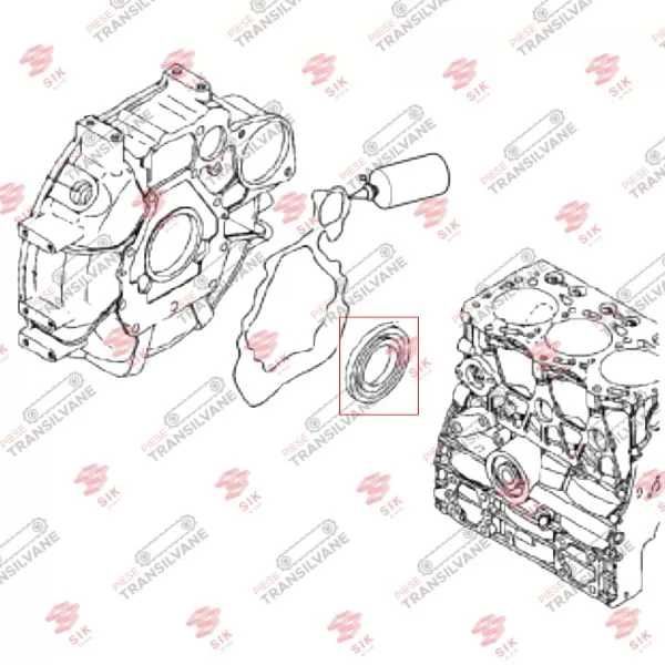 Wacker Neuson Garnitura de etanșare rotativa Original la orice model