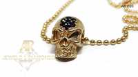 Colier Aur 14 K ARJEWELS SKULL collection(AR1120)