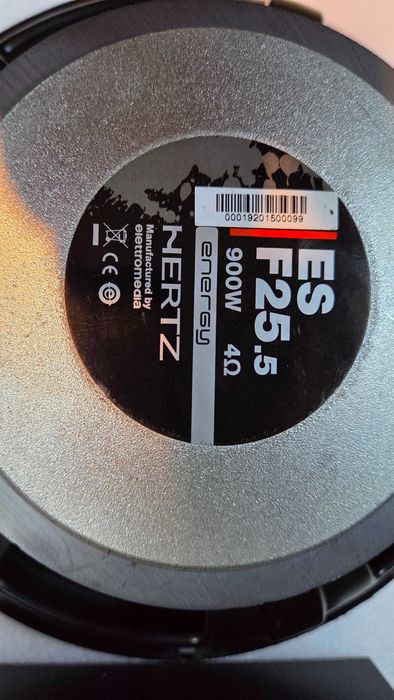Sistem audio H-340.1 D 1 canal,Subwoofer auto HERTZ ES F25.5, 900W