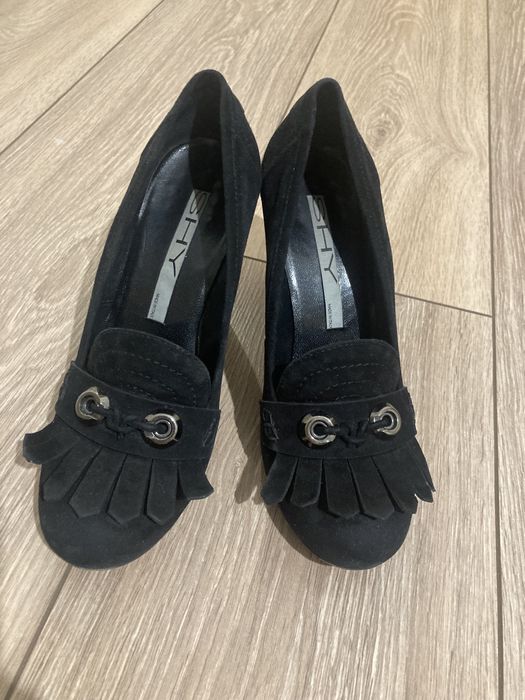 Туфли Италия натур. замша 37