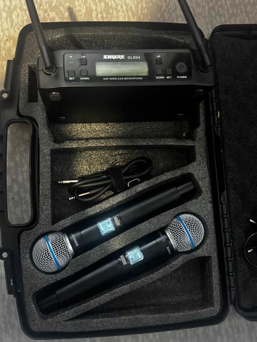 Microfoane Shure GLXD4 / BETA 58A Dual Combo UHF - Made in Mexic