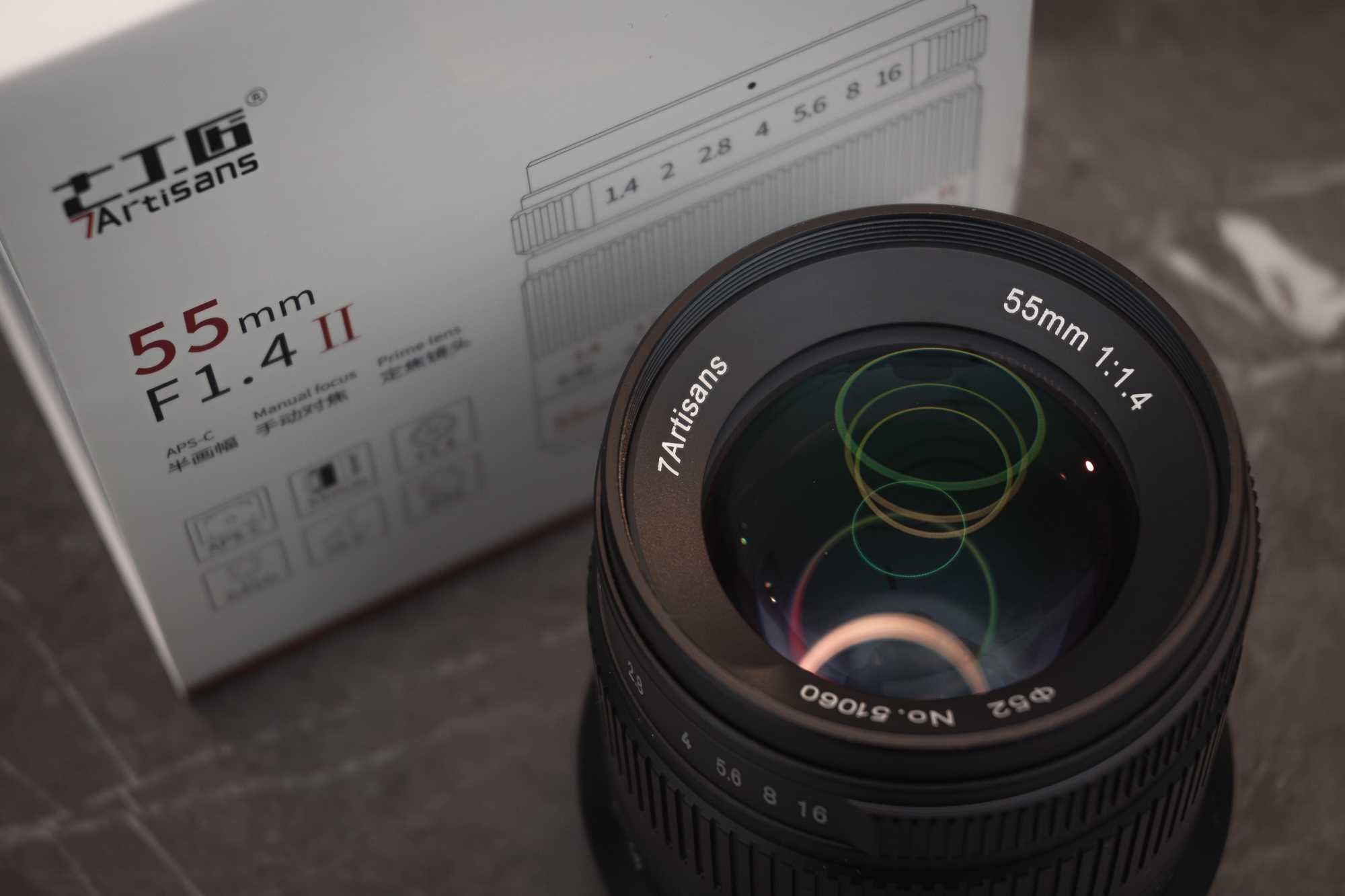 Обектив 7artisans 55mm f/1.4 II за Nikon Z (APS-C)