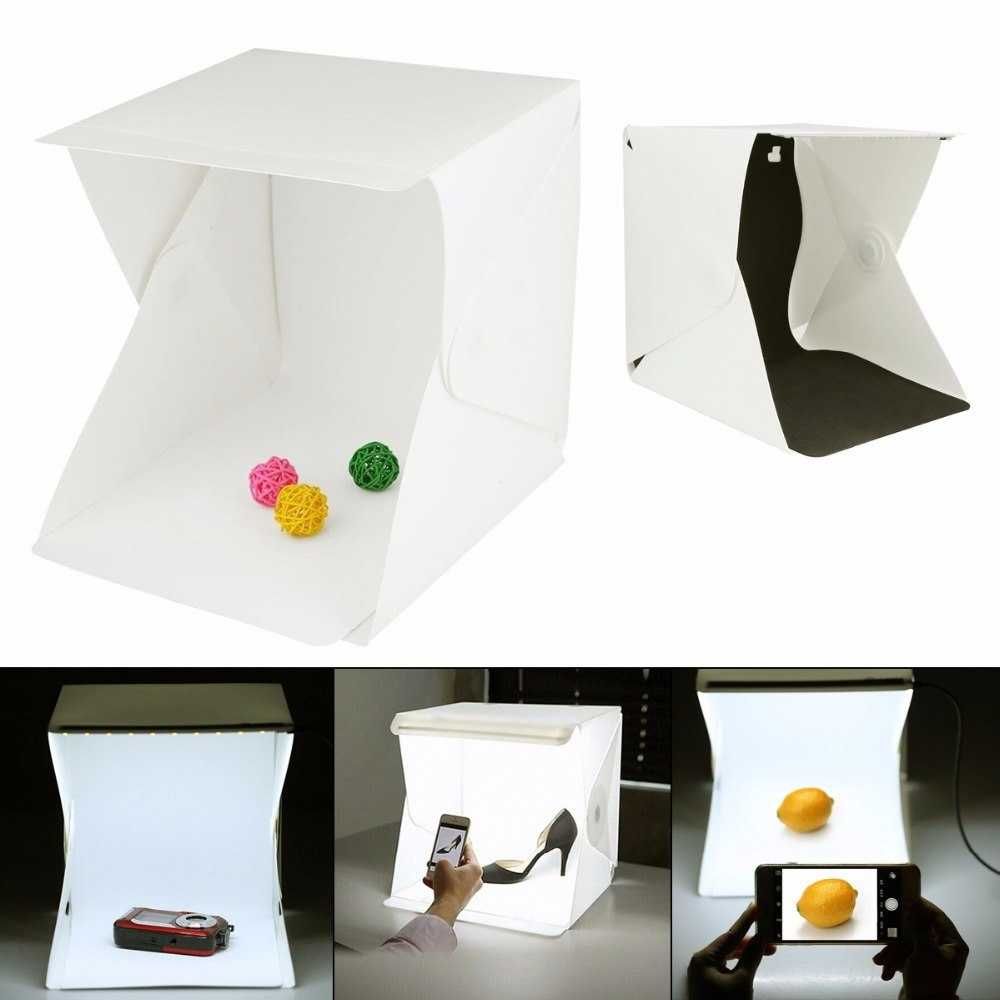 Фото кутия, фото палатка, палатка за снимки с LED светлина